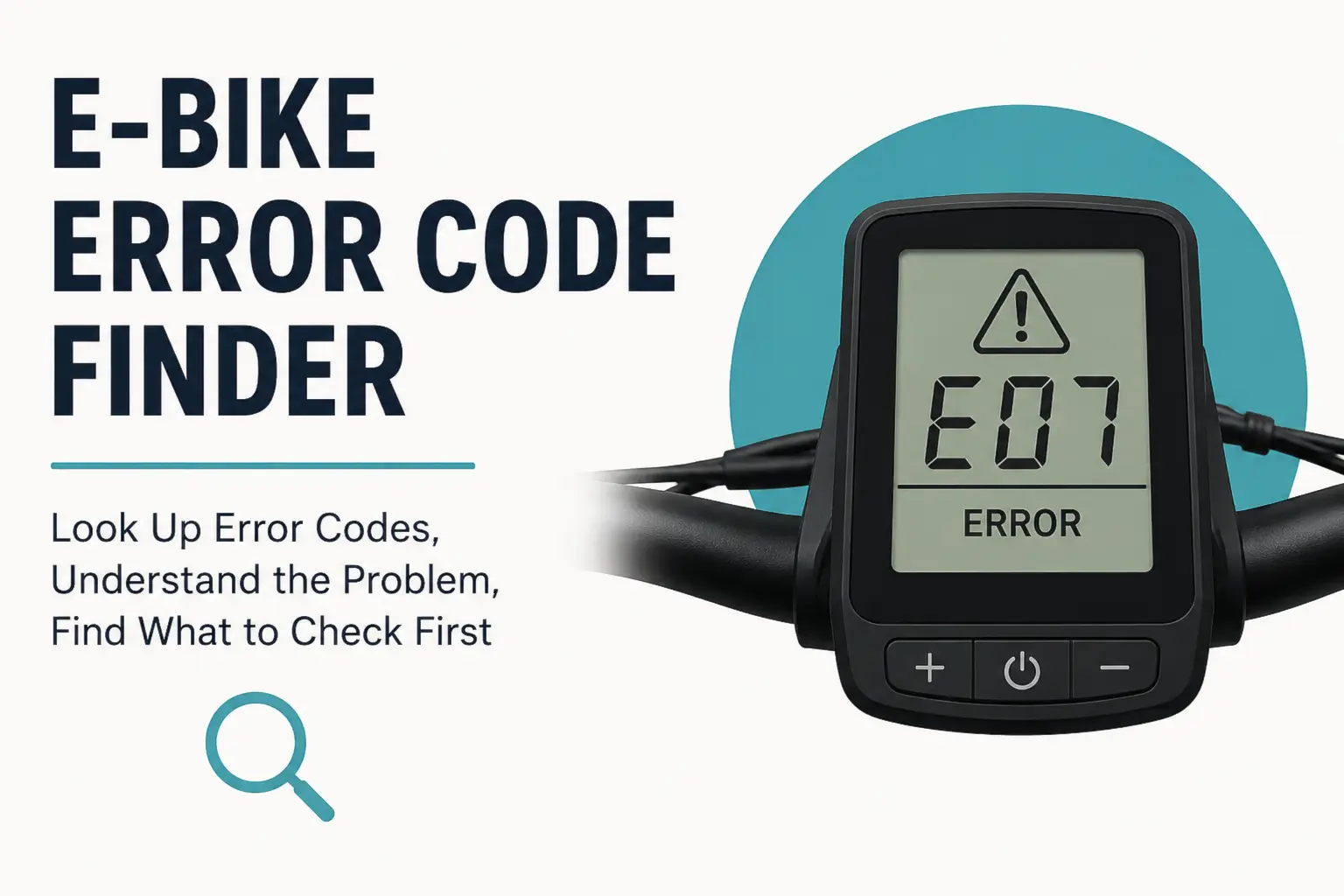 ebike error code finder