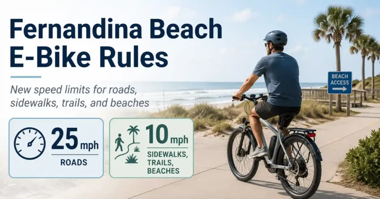 fernandina beach ebike rules
