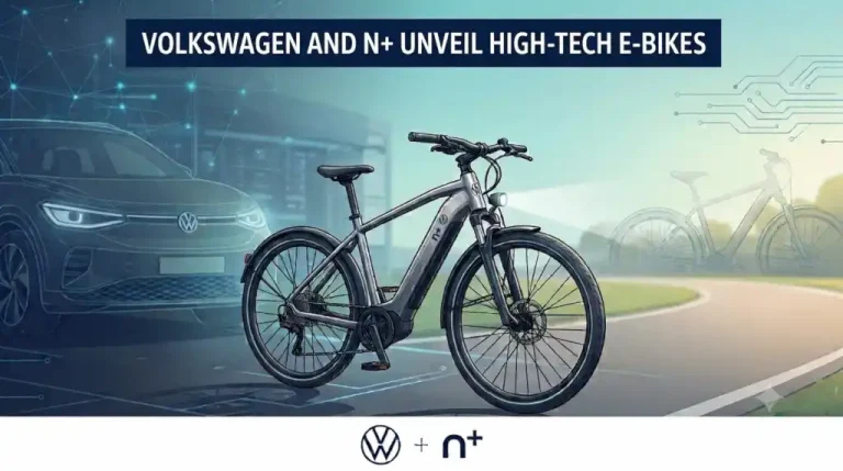 Volkswagen and n+ Unveil High-Tech E-Bikes Inspired by Automotive Safety