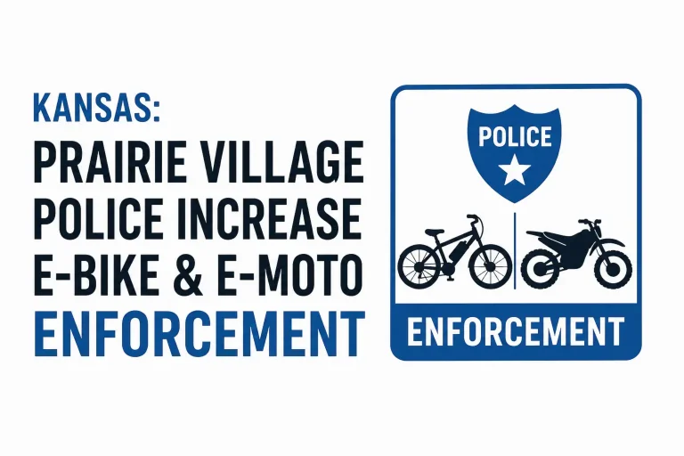 kansas prairie police increase ebike enforcement