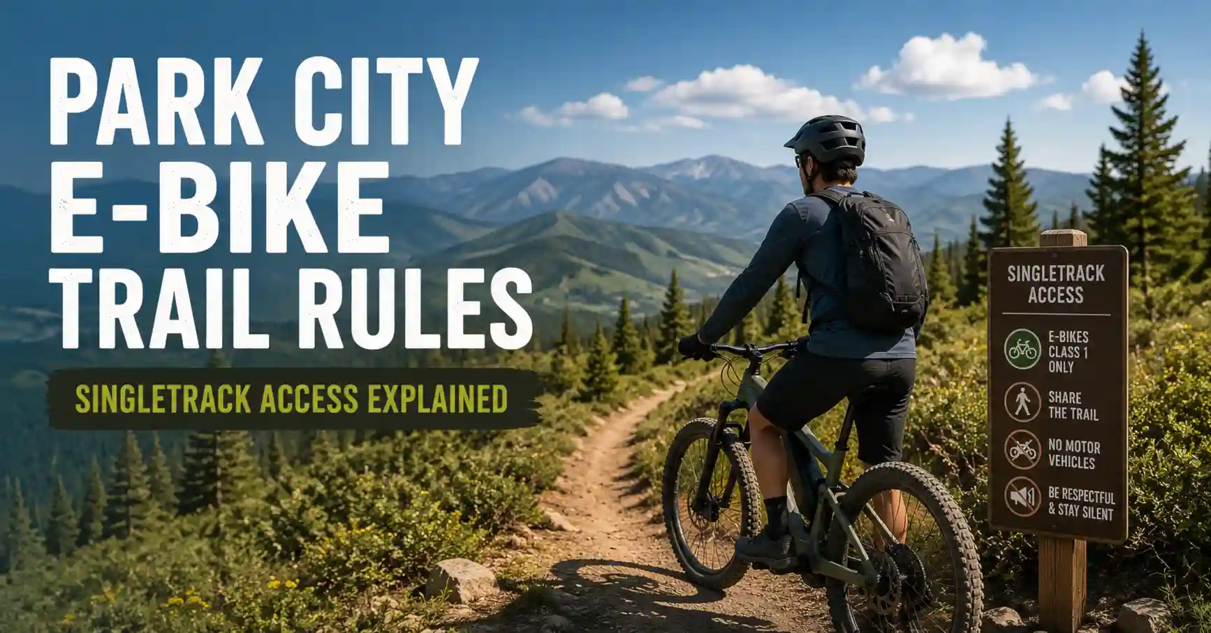 park city utah ebike trail rules