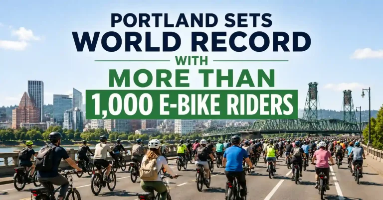 portland oregon sets record with ebikes