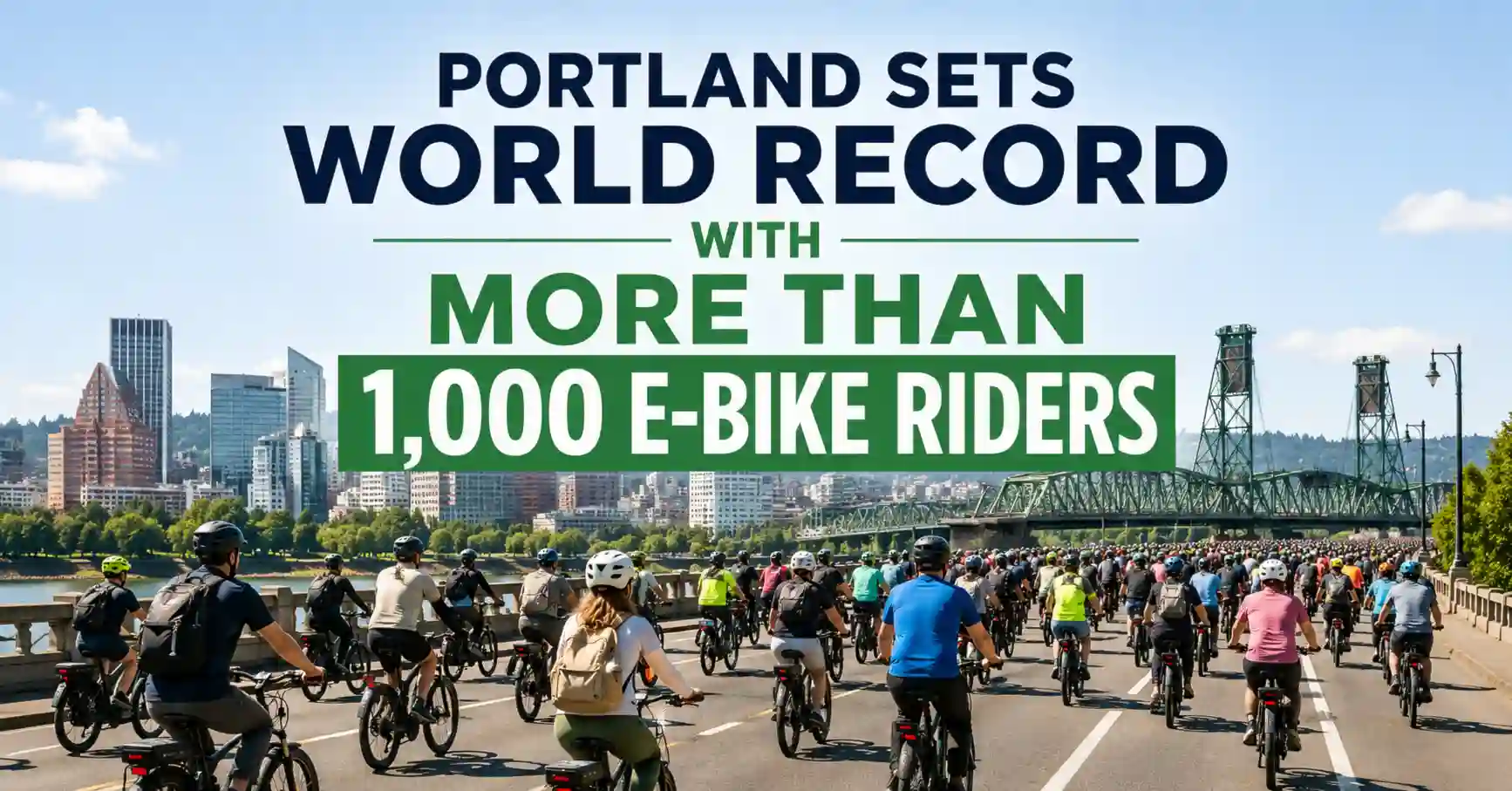 portland oregon sets record with ebikes