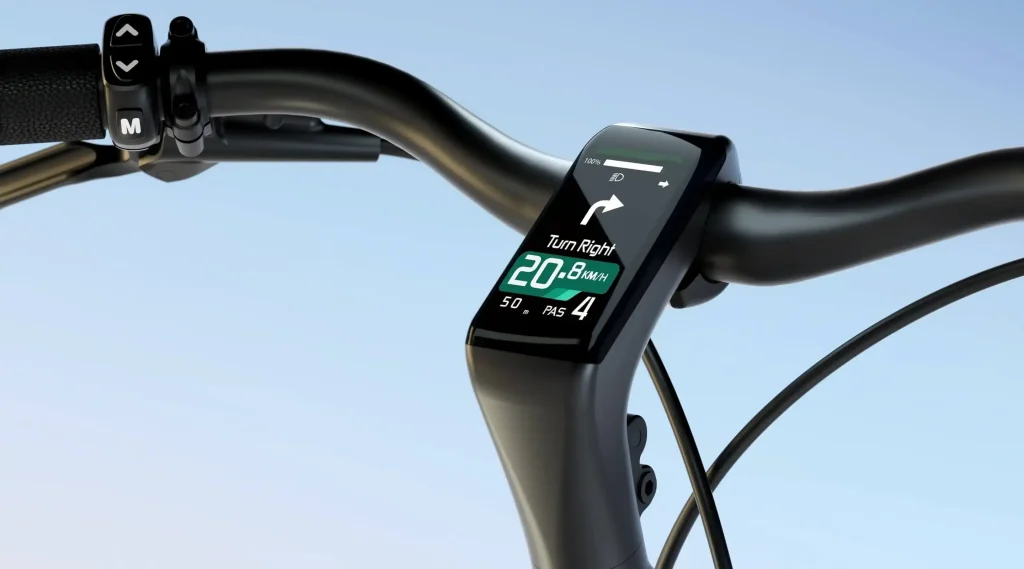 Tenways CGO800S integrated display with navigation