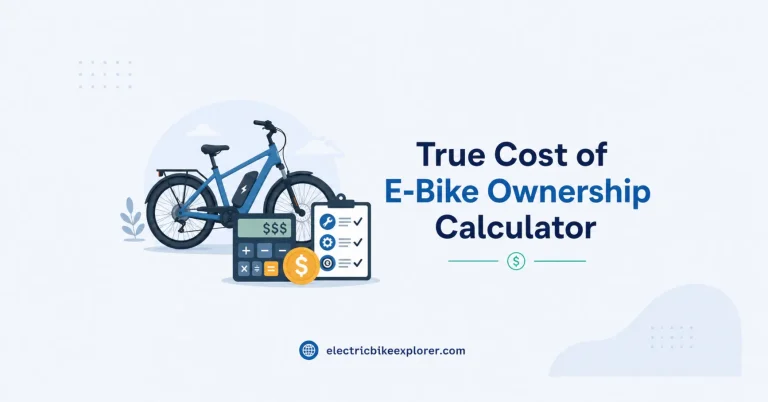 true cost of ebike ownership calculator