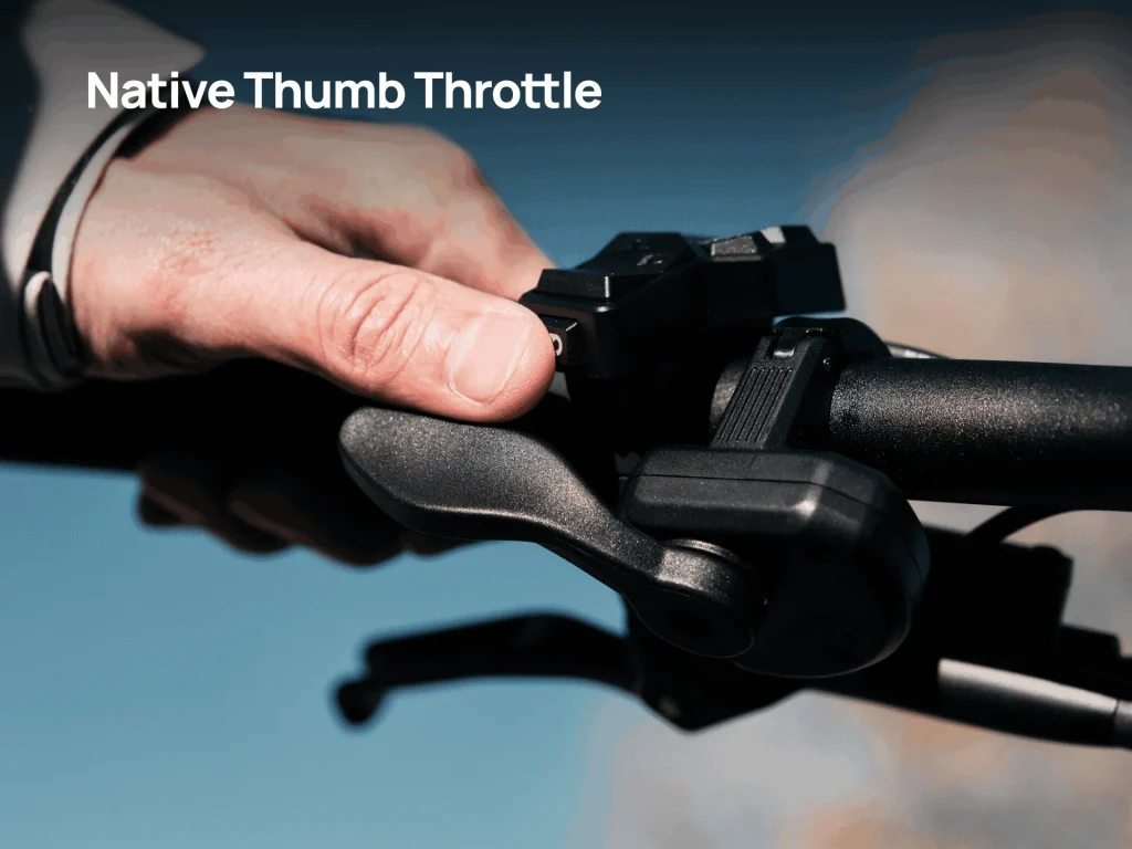 velotric discover m thumb throttle