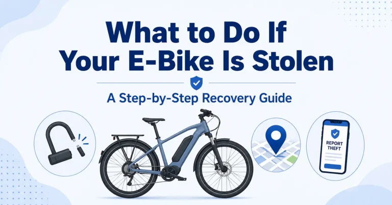 what to do if your ebike is stolen