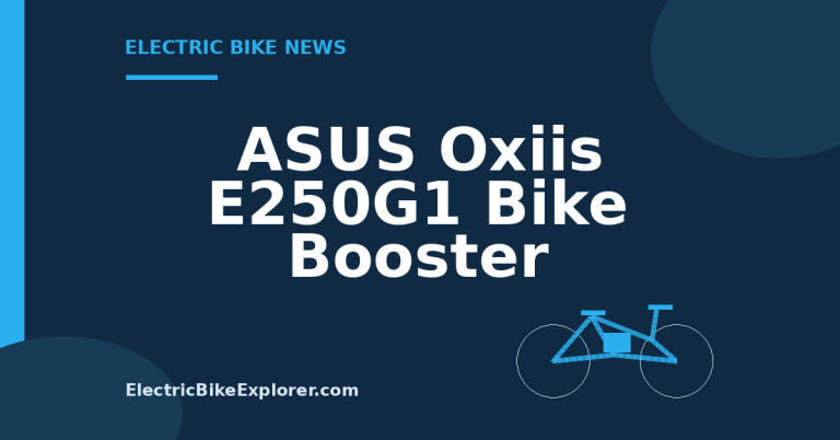 ASUS Oxiis E250G1 friction-drive electric bicycle conversion system