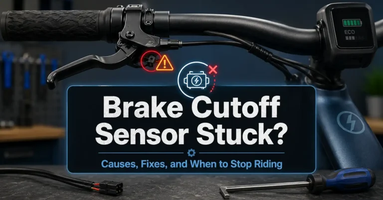 brake cutoff sensor stuck
