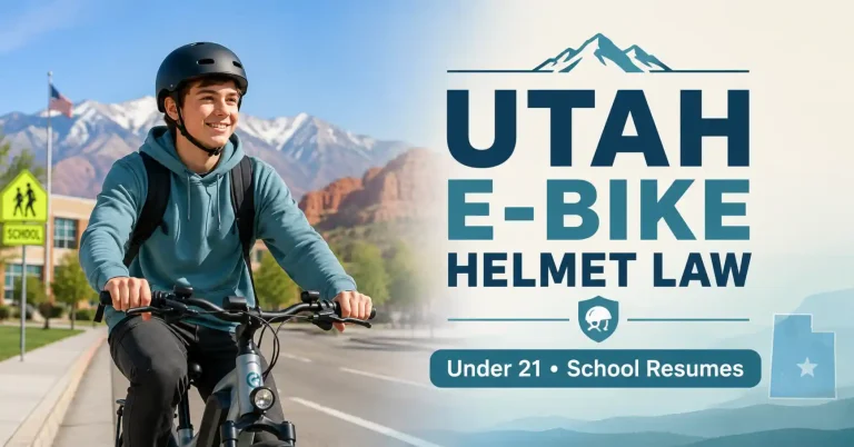 utah ebike helmet law
