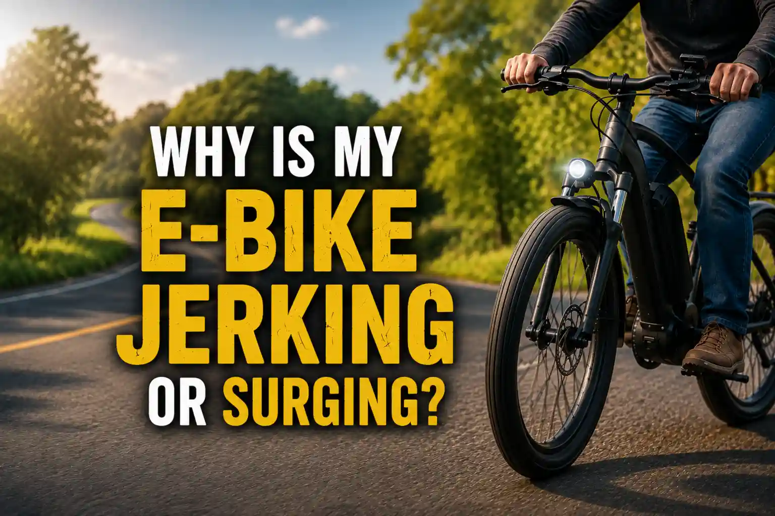 why is my ebike jerking