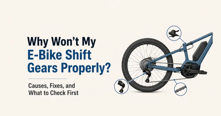 why won't my ebike shift properly