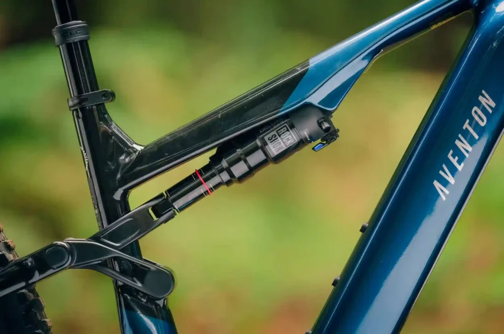 aventon current adv electric mountain bike suspension