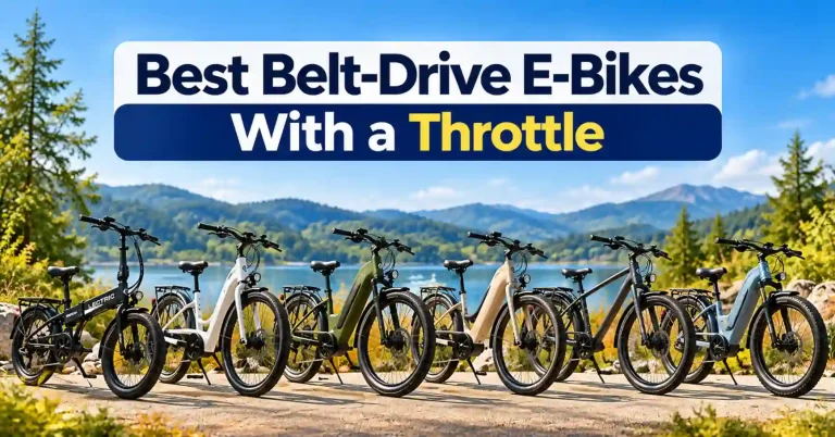 best belt drive ebikes with throttle