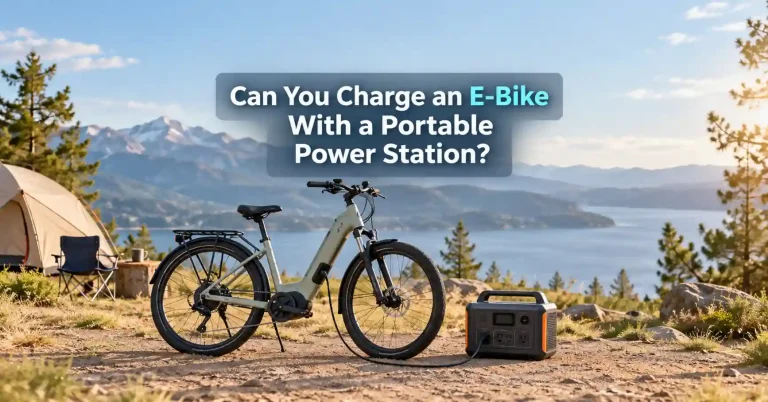 can you charge an ebike wtih portable power station