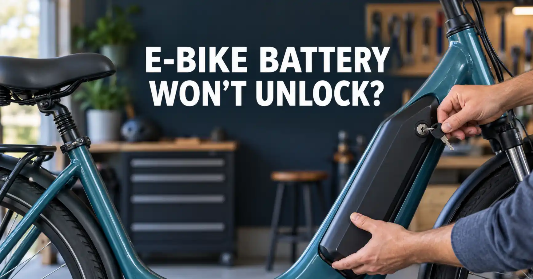 ebike battery won't unlock