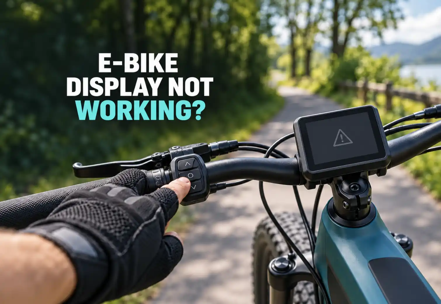 ebike display not working properly