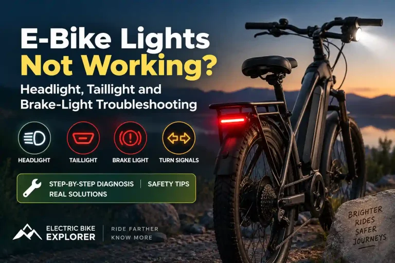 ebike lights not working