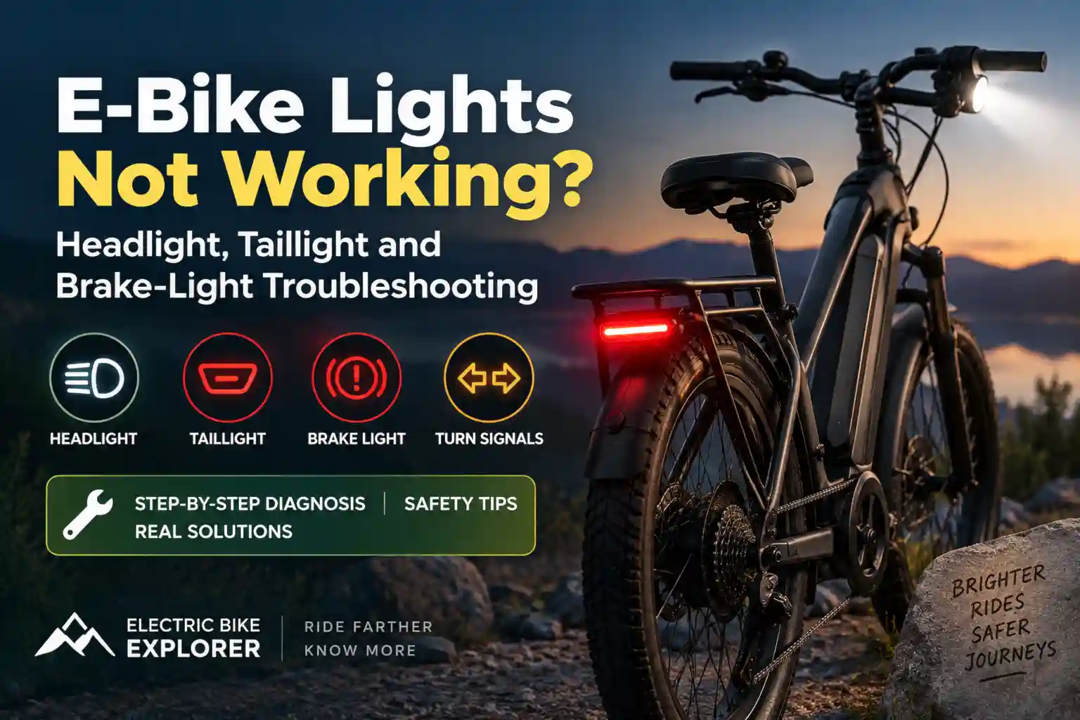 ebike lights not working