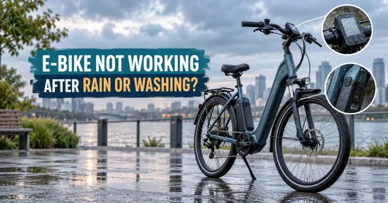 ebike not working after the rain