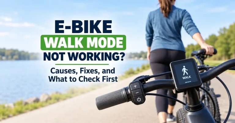 ebike walk mode not working