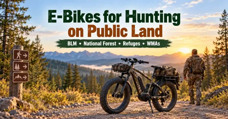 ebikes for hunting on public land