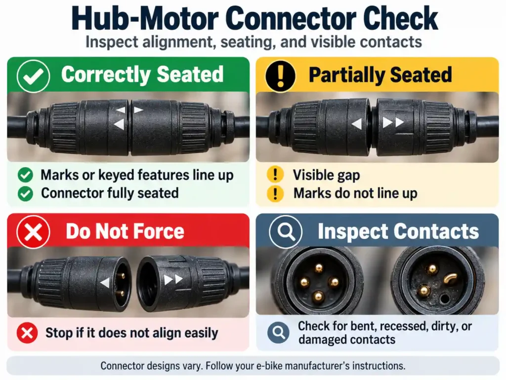 hub motor connector
