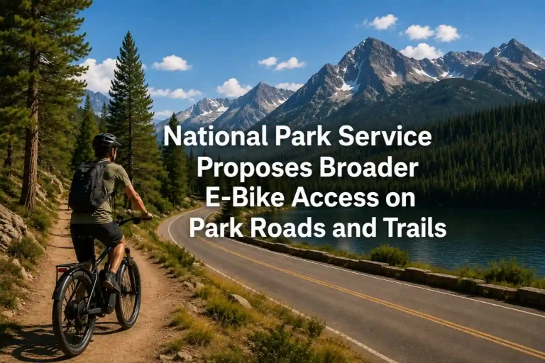 national park service proposes new rules for ebikees