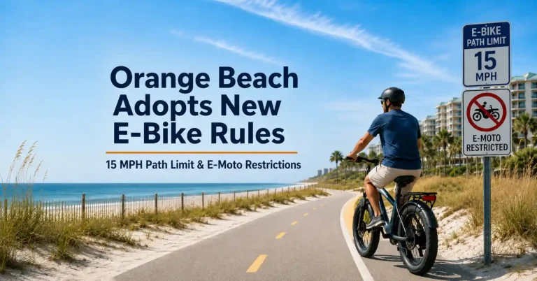 orange beach adopts new ebike rules