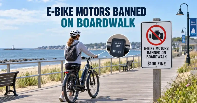 west haven bans ebike motors on boardwalk