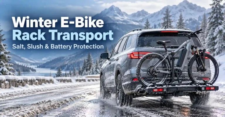 winter ebike rack transport