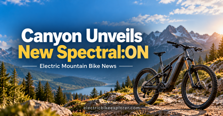 Canyon Unveils Spectral:ON CF 9 With Powerful Avinox M2S Motor
