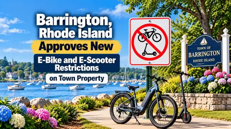 barrington rhode island new ebike rules