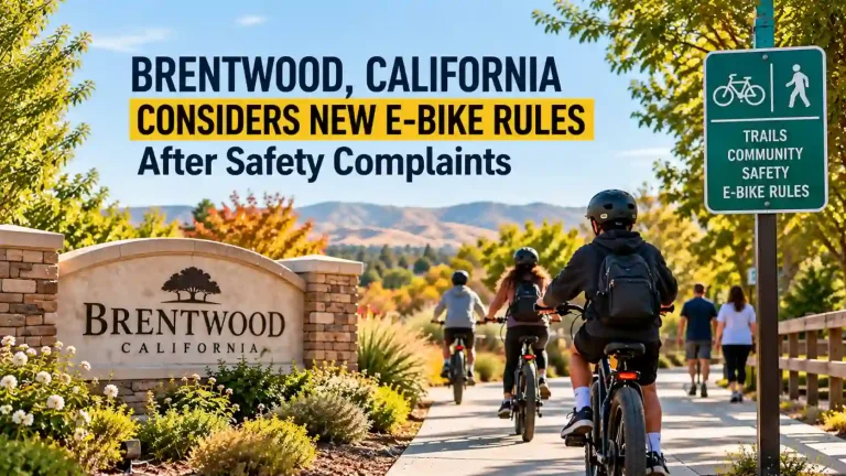 brentwood california consideres new ebike rule