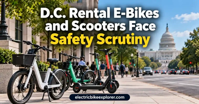 washington dc rental ebikes