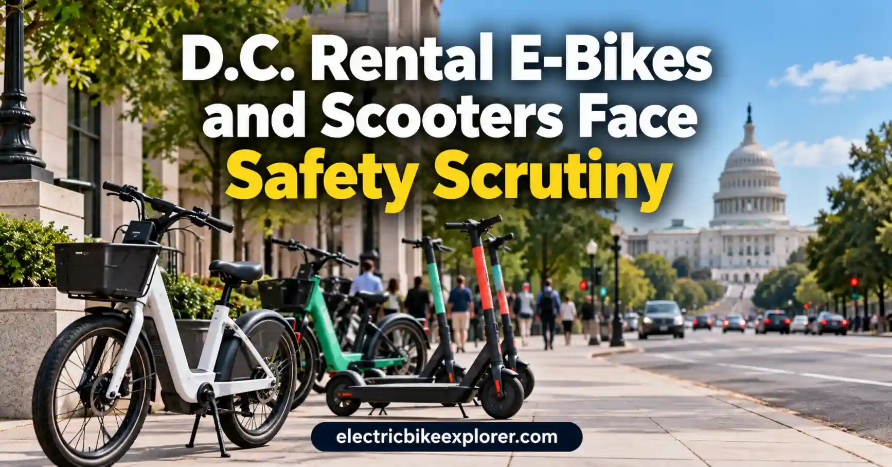 washington dc rental ebikes