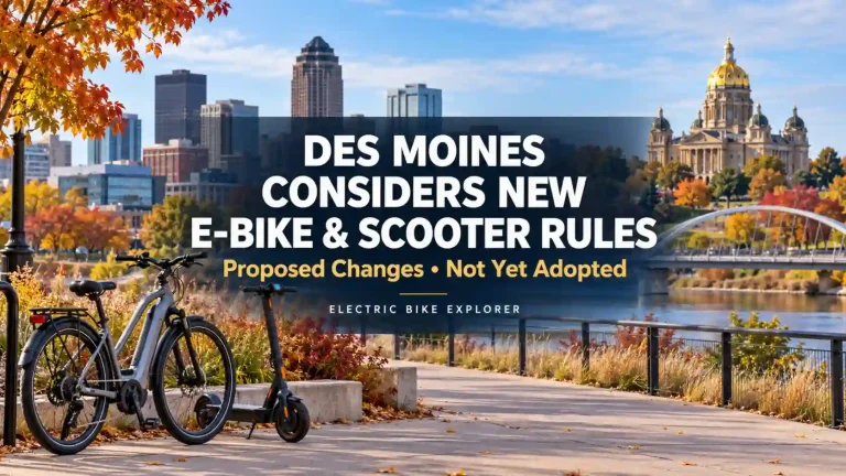 des moines considers new ebike rules