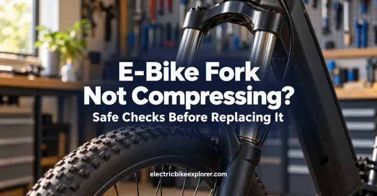 ebike fork not compressing