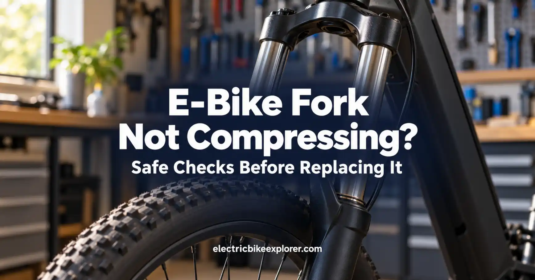 ebike fork not compressing