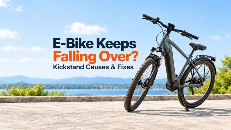 ebike kickstand keeps falling over