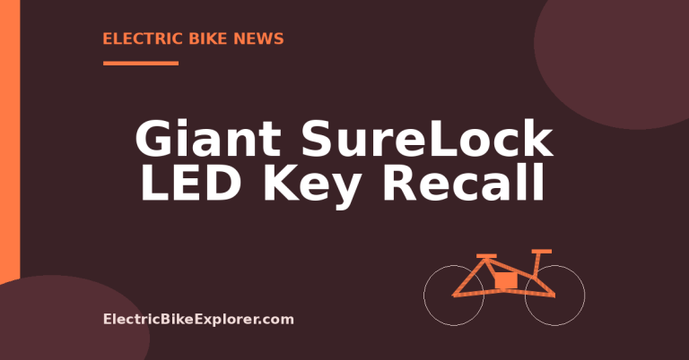 Giant SureLock LED-light key safety recall involving accessible button-cell batteries