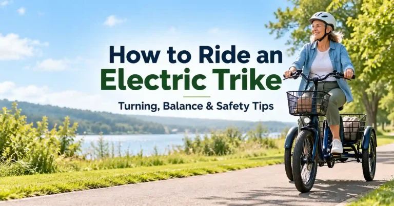 how to ride an electric trike safely