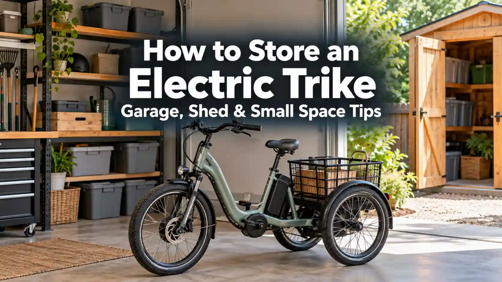 how to store an electric trike