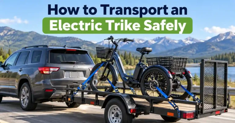 how to transport an electric trike safely