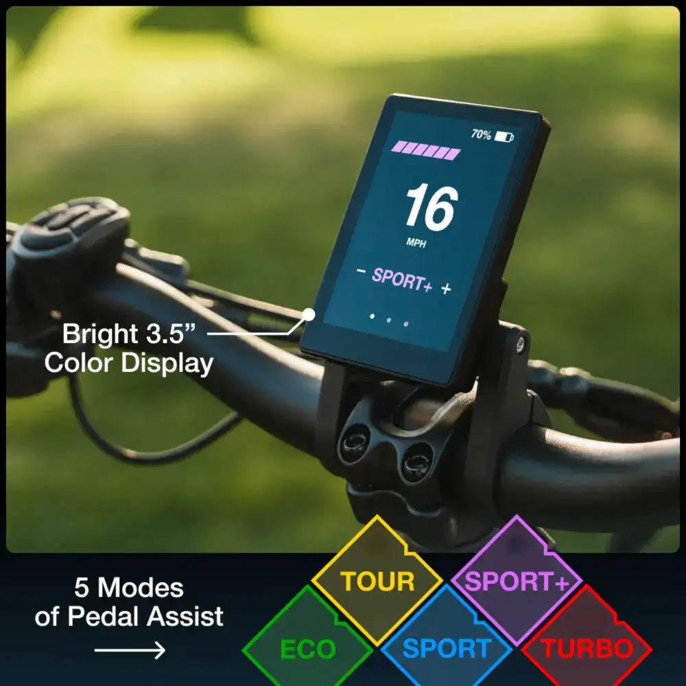 lectric xp4 500w color display