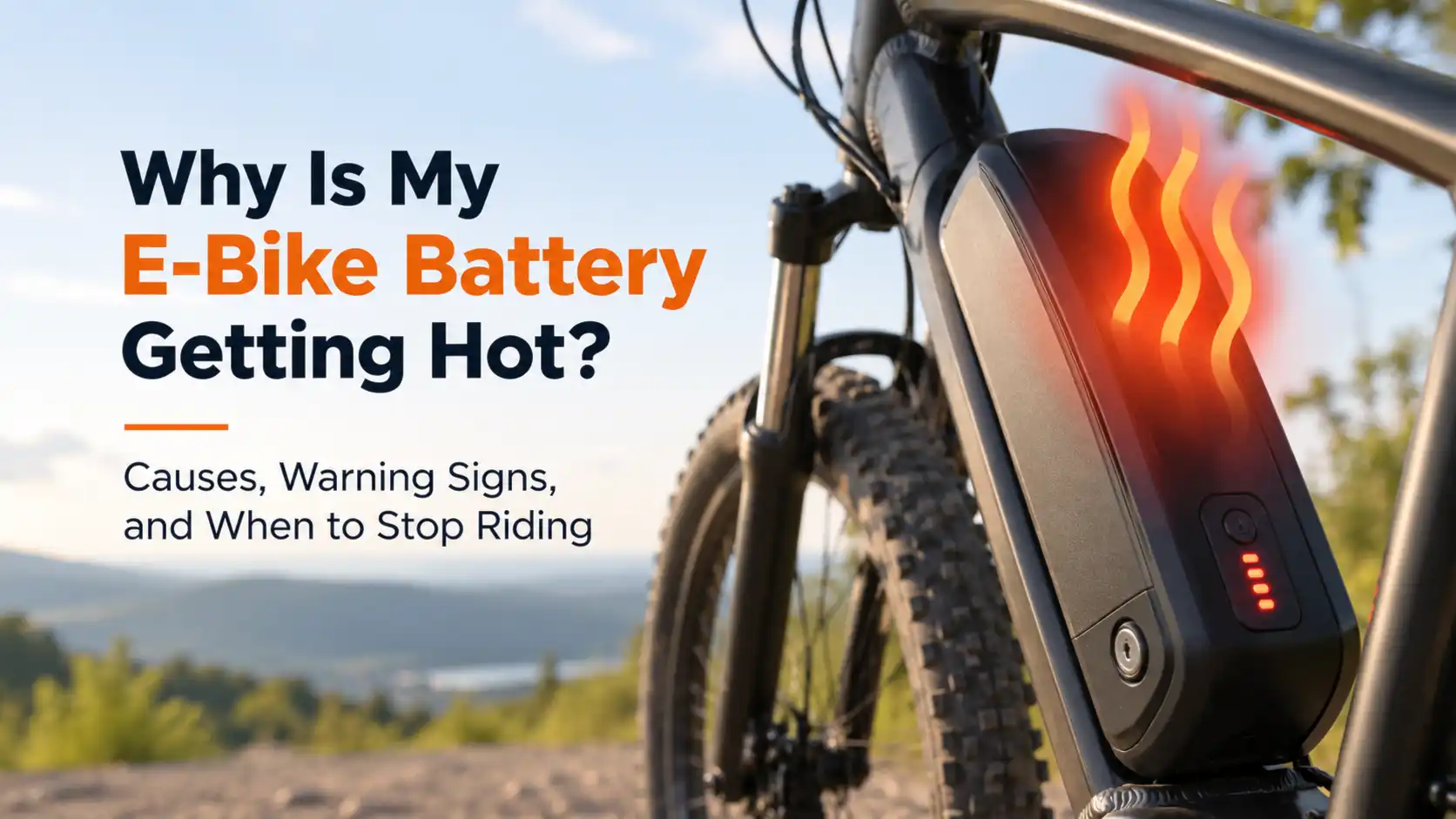 why is my ebike battery getting hot
